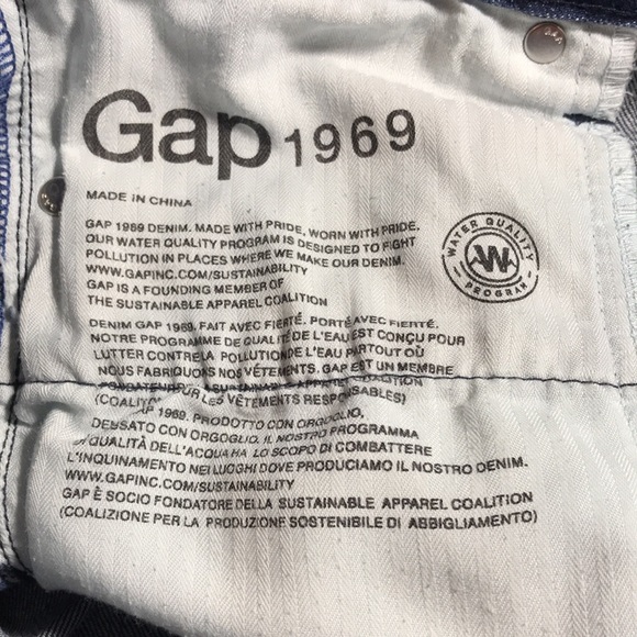Gap boots cut jeans denim size 29x30 - Picture 6 of 6